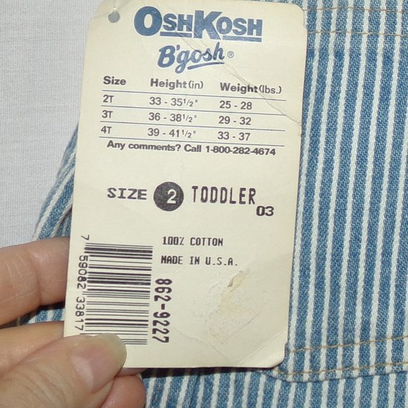 One Pieces | Nwt Osh Kosh Bgosh Sz2t Kids Overalls | Poshmark